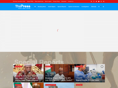 thepress.ng snapshot