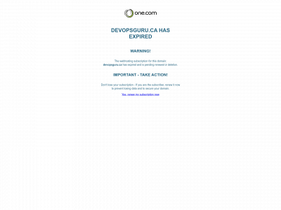 devopsguru.ca snapshot