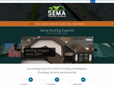semaroofing.com snapshot