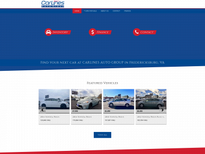 carlinesautogroup.com snapshot