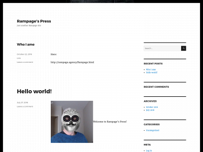 rampage.agency snapshot