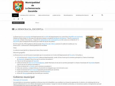 munidemoescuintla.gob.gt snapshot
