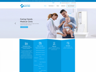 caringhandsclinic.com snapshot