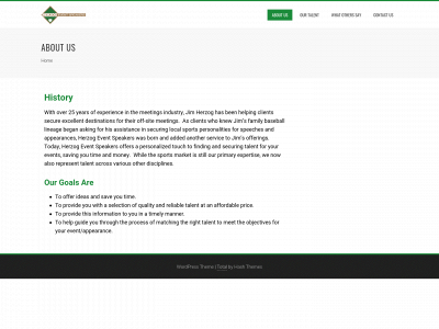 herzogeventspeakers.com snapshot