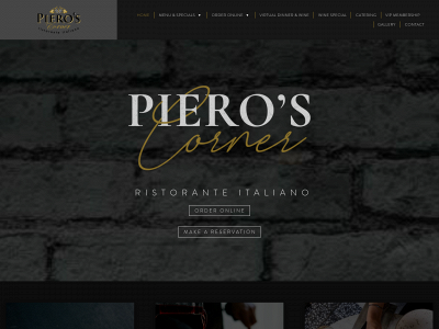 pieroscorner.com snapshot