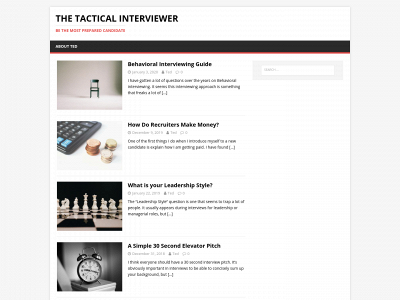 thetacticalinterviewer.com snapshot