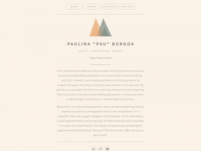 paulinaburgoa.com snapshot