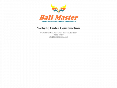 balimastercargo.com snapshot