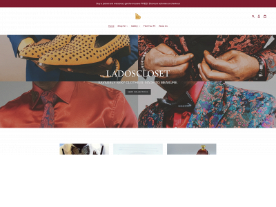 ladoscloset.com snapshot