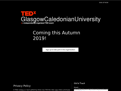 tedxglasgowcaledonianuniversity.com snapshot