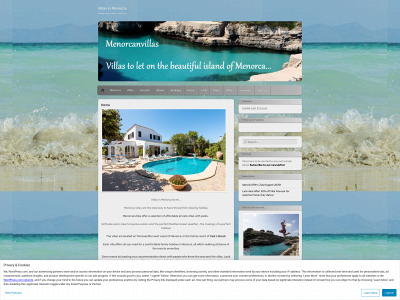 menorcanvillas.co.uk snapshot