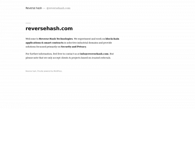 reversehash.com snapshot