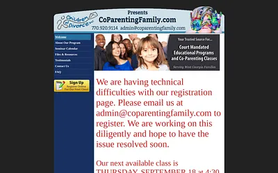 coparentingfamily.com snapshot