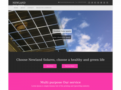 newlandsolares.com snapshot