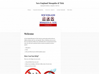 newenglandmosquitotick.com snapshot