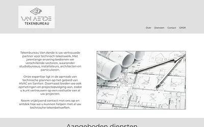 tekenbureau-van-aerde.be snapshot
