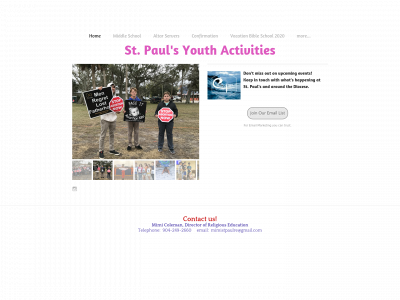 www.stpaulsrejaxbeach.net snapshot