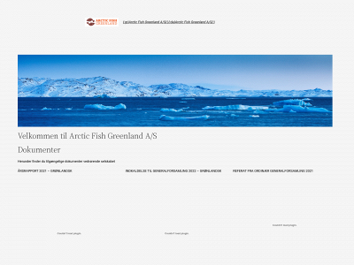 arcticfishgreenland.com snapshot