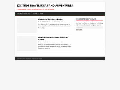 excitingtravelideas.com snapshot