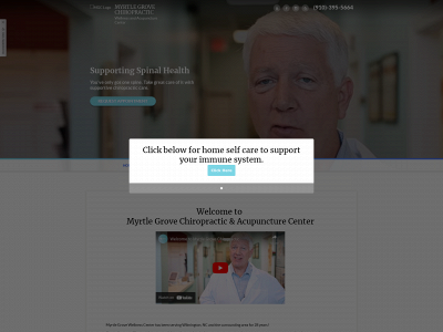 myrtlegrovechiropractic.com snapshot