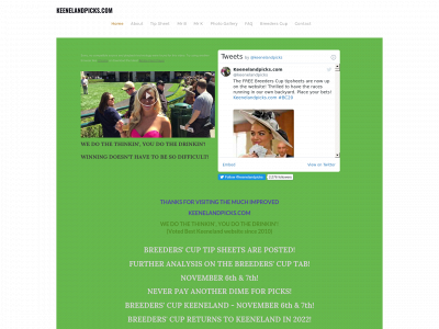 www.keenelandpicks.com snapshot
