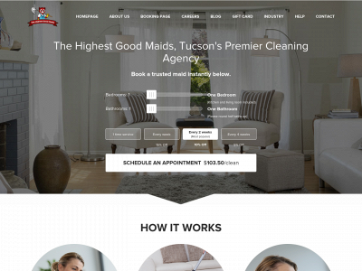 thehighestgoodmaids.com snapshot