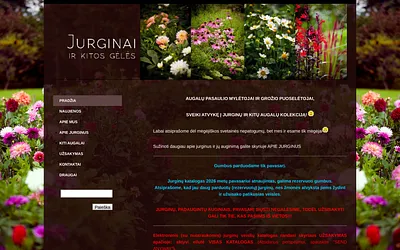 jurginai-geles.lt snapshot