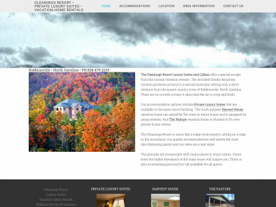 gleaningsresort.com snapshot