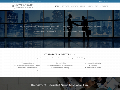 corporatenavigators.com snapshot
