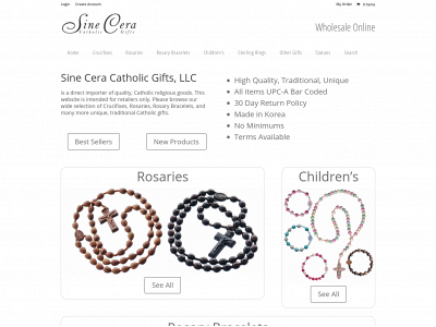 sineceracatholic.net snapshot
