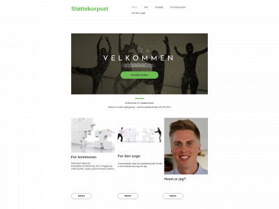 stoettekorpset.dk snapshot
