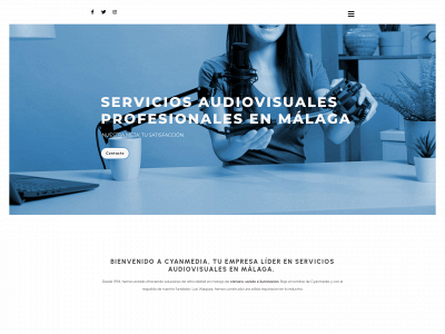 www.cyanmedia.es snapshot