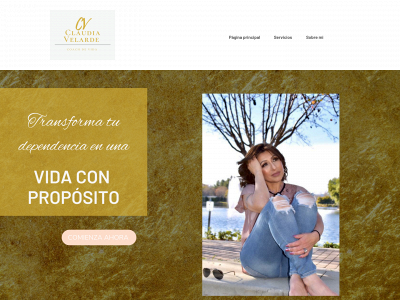 claudiavelarde.com snapshot
