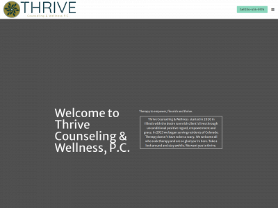 thrivecounselorspc.com snapshot
