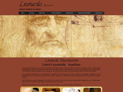 leonardodecoraciones.com snapshot