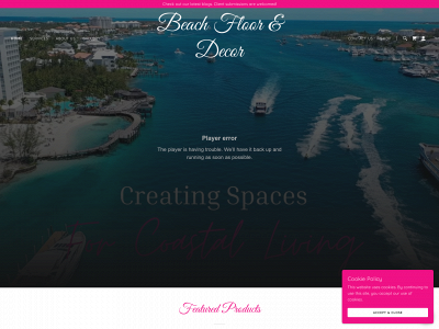 beachfloordecor.com snapshot