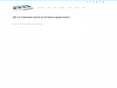klavier-spielen.com snapshot