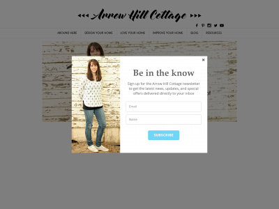 arrowhillcottage.com snapshot