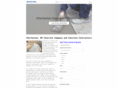 www.charlestonconcretecontractors.com snapshot