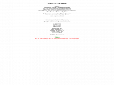 aerowind.com snapshot