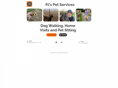pjspetservices.co.uk snapshot