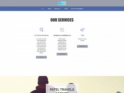 pateltravelsagency.co.uk snapshot
