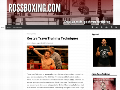 rossboxing.com snapshot