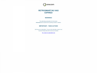 retrosmart.nu snapshot