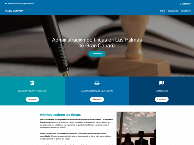 www.pedroquintana.es snapshot