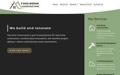 twosonsconstruction.com snapshot