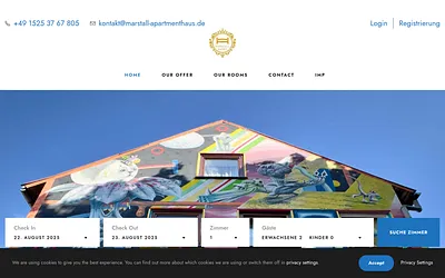 marstall-apartmenthaus.de snapshot