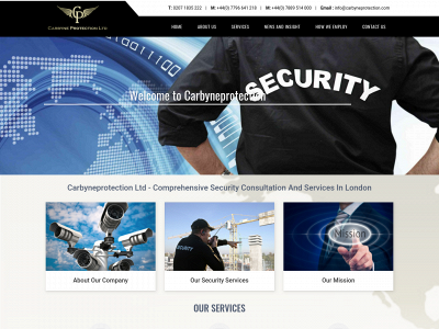 carbyneprotection.com snapshot