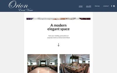 orioneventvenue.com snapshot