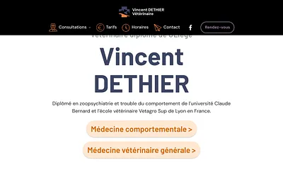 vincent-dethier.be snapshot